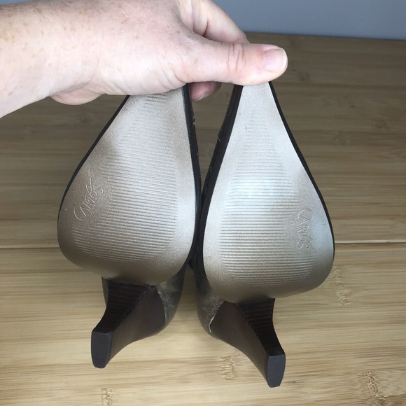 Carlos by Carlos Santana Torch Metallic Leather Booties Size 7.5 Medium Width - Picture 9 of 10